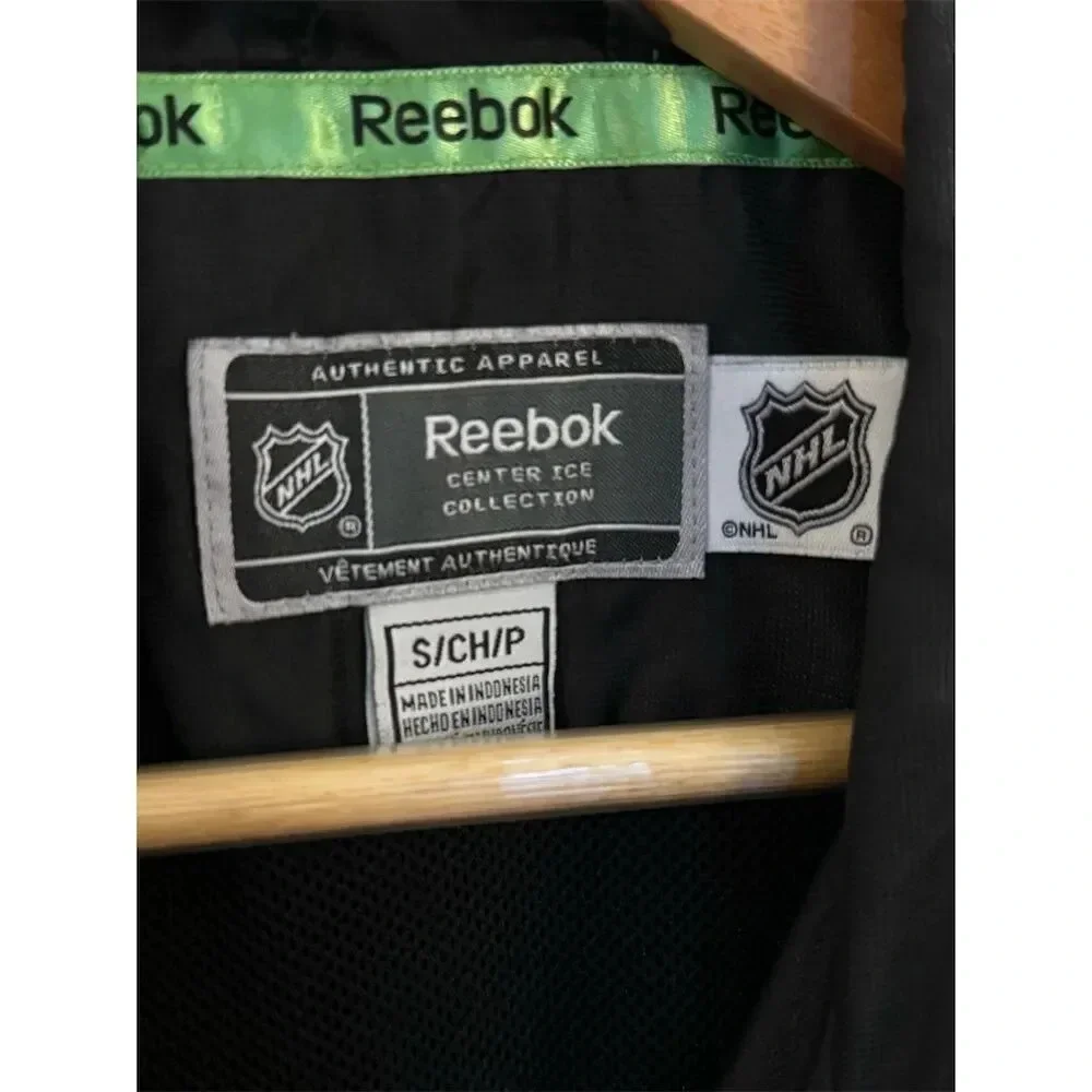 Reebok Men's Pittsburgh Penguins NHL Windbreaker Jacket Black‎ Size S